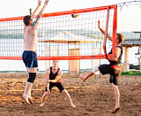 Аренда волейбольного мяча на пляже Остров