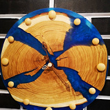 Часы настенные в Wood Steel